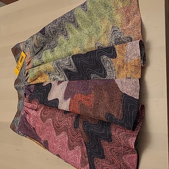 NWT RT by Elle Abstract Multi-colored Fully Lined Skirt - Picture 1 of 11